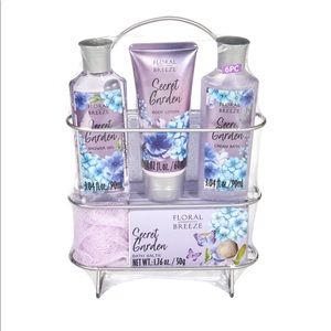 (🦋) Floral Breeze Secret Garden Bath Set!